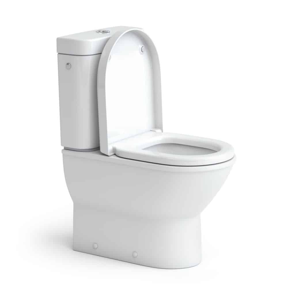 A tökéletes WC tartály kiválasztása Toilet bowl on white isolated background.